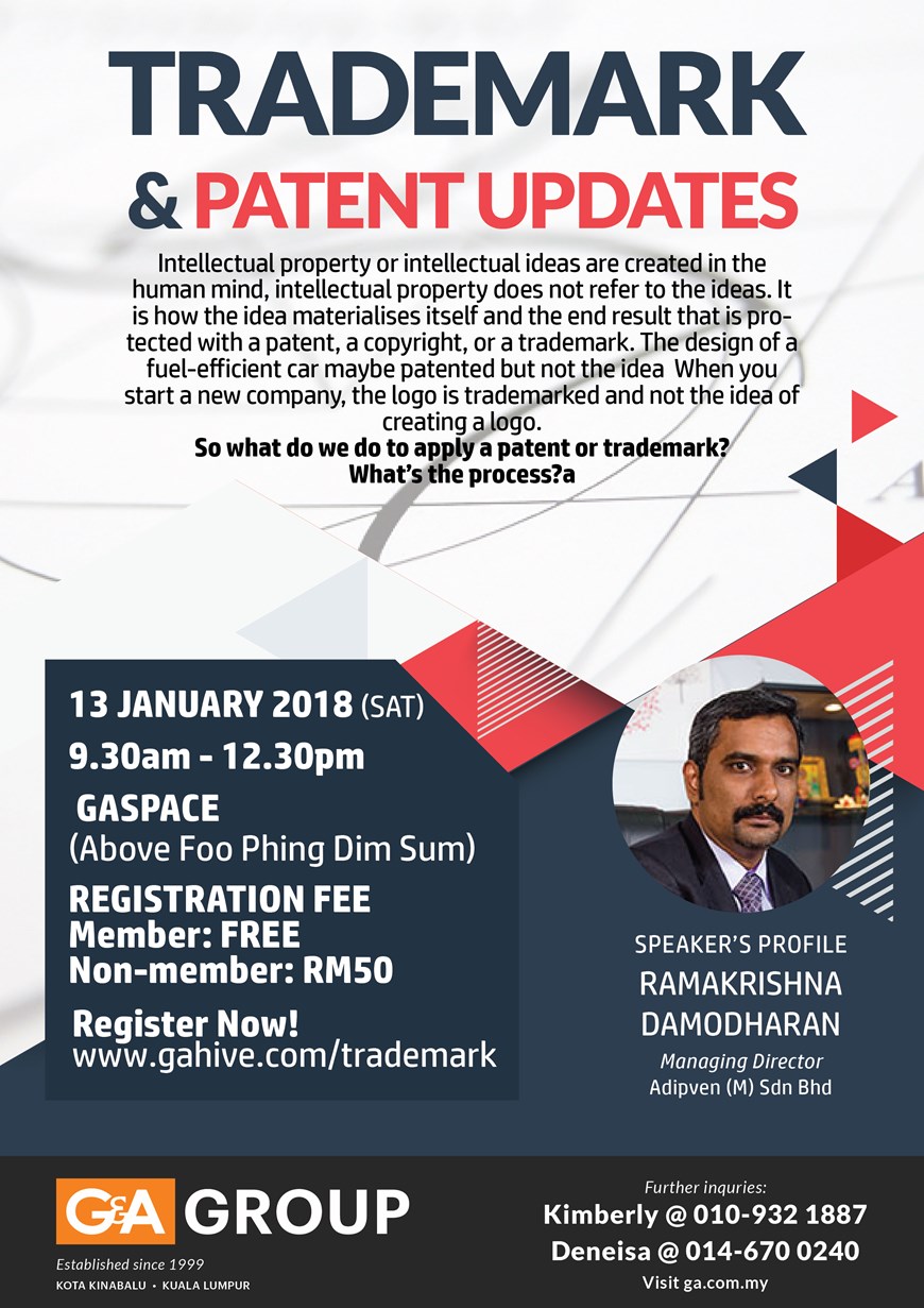 Trademark  & patent UPDATES